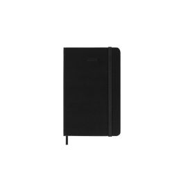 AGENDA 2024 TAPA DURA 12 MESES DIARIA P (9 x 14 CM) NEGRA MOLESKINE DHB12DC2Y24