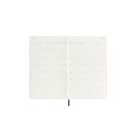 Agenda 2024 Tapa Blanda 12 Meses Diaria L (13 X 21 Cm) Negra Moleskine DSB12DC3Y24