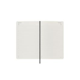 Agenda 2024 Tapa Blanda 12 Meses Diaria L (13 X 21 Cm) Negra Moleskine DSB12DC3Y24