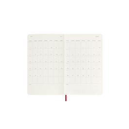 Agenda 2024 Tapa Blanda 12 Meses Diaria L (13 X 21 Cm) Roja Moleskine DSF212DC3Y24
