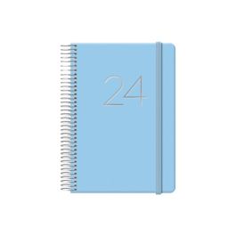Agenda GLOSS DOHE 2024 Anual Azul 12,5 x 18 cm
