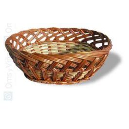 Panera de Pan Ovalada de Mimbre, 25 cm de Diametro - Ideal para Servir y Decorar Precio: 10.285. SKU: B1DKNJ9ATF