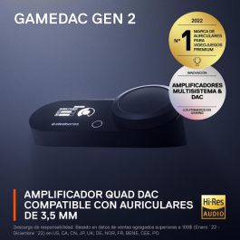 Amplificador de Sonido Intraauricular con Accesorios SteelSeries GameDAC Gen 2