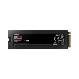 Disco SSD Samsung 990 PRO 1TB/ M.2 2280 PCIe 4.0/ con Disipador de Calor/ Compatible con PS5 y PC/ Full Capacity