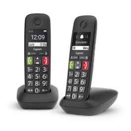 Teléfono Inalámbrico Gigaset E290 Duo Negro