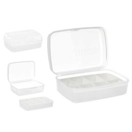 Organizador Kinvara 8 huecos, blanco, 21.5x8.5x15 cm (12 Unidades) Precio: 25.4999998. SKU: B13458KASB