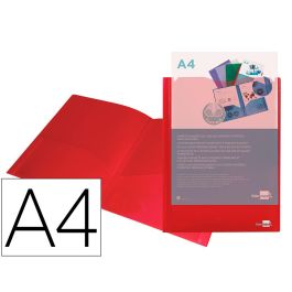 Carpeta Liderpapel Dossier Dos Bolsas Canguro 45680 Polipropileno Din A4 Roja Precio: 2.50000036. SKU: B1AV5ALHCX