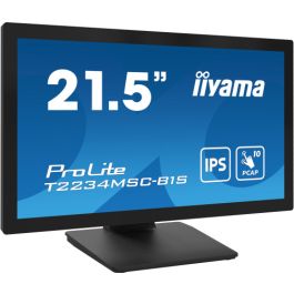 IIYAMA T2234MSC-B1S Monitor táctil 21.5" (54.6cm) Full HD IPS M-Touch con HDMI y DisplayPort