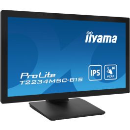 IIYAMA T2234MSC-B1S Monitor táctil 21.5" (54.6cm) Full HD IPS M-Touch con HDMI y DisplayPort