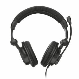 Trust auriculares estéreo jack 3.5mm con micrófono ajustable volumen negro Trust auriculares estéreo jack 3.5mm con micrófono ajustable volumen negro