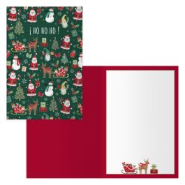 Pack 6 Tarjetas de Felicitación Navidad - Tamaño 11,5 X 17 Cm - Modelo Gift Dohe 70030