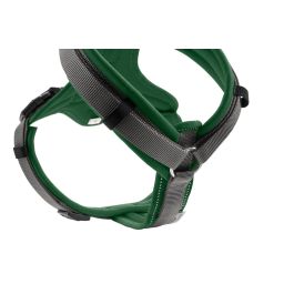 Hunter Arnés Maldon Up XS para Perro, Cuello 31-49 cm, Vientre 34-49 cm, Verde Oscuro, Ajustable y Reflectante