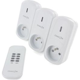 CHACON Conjunto de 3 tomas On / Off + Mando a distancia 2000W - FR Precio: 36.49999969. SKU: B127X75RQV