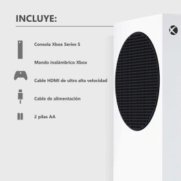 Microsoft XBO1735799441061 Consola Xbox Series S SSD 512 GB 100% Digital 4K Compatible