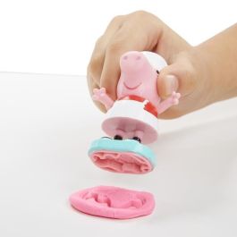 Play-Doh Peppa y George - Camión de Helados con 5 Tarros de Masa Moldeable