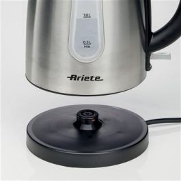 Ariete 2847 Hervidor de Acero Inoxidable 1.7L con Apagado Automático y Visor de Nivel de Agua