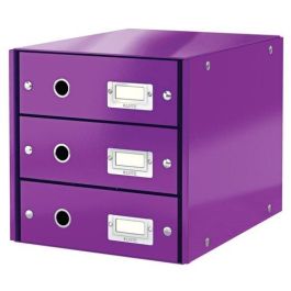 Modulo 3 Cajones Leitz Click&Store Plegable Violeta Precio: 52.5000003. SKU: B1CTWP7RT3