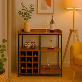 Mueble Botellero 12 Botellas Versa 34X81CM (2 Unidades) Mueble Botellero 12 Botellas Versa 34X81CM (2 Unidades)