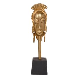 Figura Decorativa 11 x 10,5 x 46 cm Negro Dorado Africana Precio: 24.50000014. SKU: S8802617