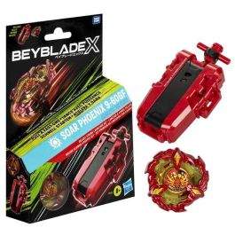 Beyblade X, paquete de peonza Soar Phoenix 9-60GF con lanzador de cuerda de lujo