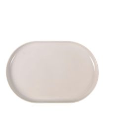 Bandeja de Aperitivos La Mediterránea Ivory Ovalado 30 x 20 x 2,5 cm (12 Unidades)