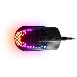 SteelSeries Aerox 3 Ratón Mano Derecha USB Tipo C Óptico 8500 DPI Negro 62611