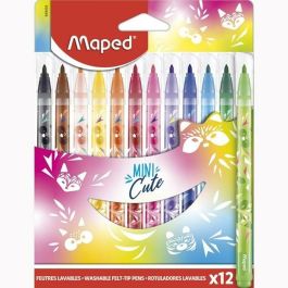 Set de Rotuladores Maped Mini Cute Multicolor 12 Piezas (12 Unidades)