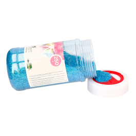 Liderpapel Purpurina Fantasía Colores Metalizados Pasteles Surtidos Bote 250 gr