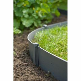 NATURALEZA Anclajes para Borde de Jardín, Lote de 10 Unidades, Polipropileno Gris - H19.5 x 1.9 x 1.8 cm