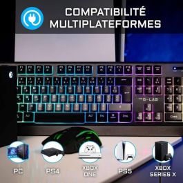 Teclado inalámbrico para juegos THE G-LAB KEYZ TUNGSTEN - Francés - AZERTY Teclado inalámbrico para juegos THE G-LAB KEYZ TUNGSTEN - Francés - AZERTY