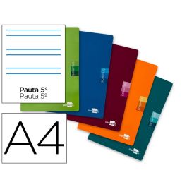 Libreta Liderpapel Scriptus A4 48 Hojas 90 gr-M2 Rayado Montessori 5 mm Con Margen Colores Surtidos 5 unidades Precio: 16.3350003025. SKU: B15T797JV6