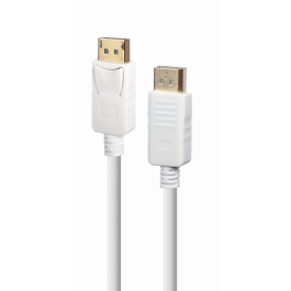 Gembird CC-DP2-6-W Cable DisplayPort Digital 1.8m Blanco, 4K UHD 60Hz, 8 Canales Audio, Conectores Autobloqueantes Precio: 6.69000046. SKU: B16MG7J9TE