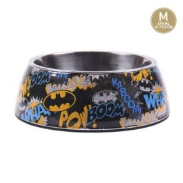 Comedero para Perro Batman Melamina 410 ml Metal Multicolor Precio: 10.95000027. SKU: S0734839