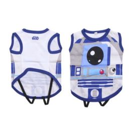 Camiseta Para Perro Single Jersey Star Wars R2-D2 Azul M