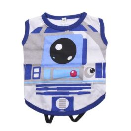 Camiseta Para Perro Single Jersey Star Wars R2-D2 Azul