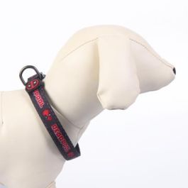 Collar para Perro Deadpool Negro M/L