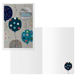 Pack 6 Tarjetas de Felicitación Abuelos - Tamaño 11,5 X 17 Cm - Modelo Dots Dohe 70081