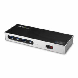 Hub USB Startech DK30A2DH Negro/Plateado Plateado 40 W