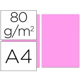 Papel Color Liderpapel A4 80 gr Rosa Paquete De 100 Hojas