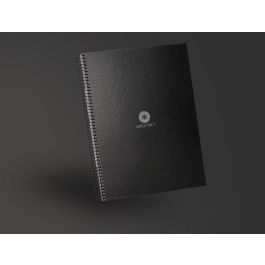 Cuaderno Espiral A4 Micro Antartik Dots Tapa Forrada 80H 90 gr Rayado Puntos 1 Banda 4 Taladros Negro