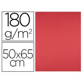 Cartulina Liderpapel 50x65 cm 180 gr-M2 Rojo 125 unidades