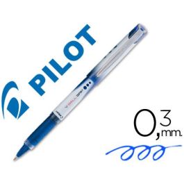 Rotulador Pilot Roller V-Ball Grip Azul 0.5 mm 12 unidades