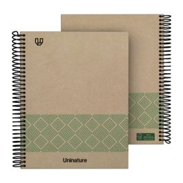 Cuaderno Reciclado A5 Kraft Soft Tapa Dura 80 Hojas 90Gr Cuadricula 4X4 Mm Verde Uninature 88538720 Precio: 9.5000004. SKU: B197ZP2CMF