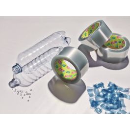 Cinta Adhesiva TESA 66 m 50 mm Ecológico Embalaje Transparente Plástico reciclado
