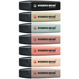 Rotulador Stabilo Boss Pastel Fluorescente 70 Nature Colors Estuche De 8 Unidades Colores Surtidos