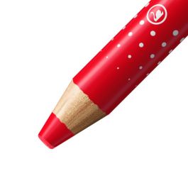 Stabilo marcador en seco markdry para pizarra blanca y de papel caja 5 ud rojo