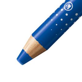 Stabilo marcador en seco markdry para pizarra blanca y de papel caja 5 ud azul