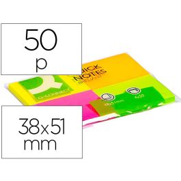 Bloc De Notas Adhesivas Quita Y Pon Q-Connect 38x51 mm Con 50 Hojas Fluorescentes Pack De 4 Unidades 10 unidades Precio: 18.7549994797. SKU: B16MTYC66D