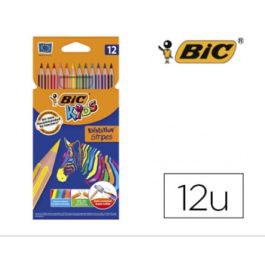 Bic Lápices de colores kids evolution stripes estuche de 12 c/surtidos Precio: 2.95000057. SKU: B1JG2GXK6Y
