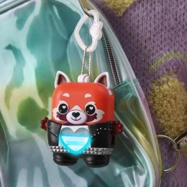 Hasbro HASG2215ES0 Nano-mals Pamanda, Panda Rojo Electrónico con más de 70 Reacciones, para Niños a partir de 5 años